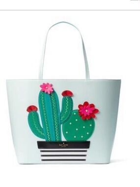 kate spade NY new horizons cactus little Len tote